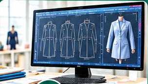 Computer aided garment drafting